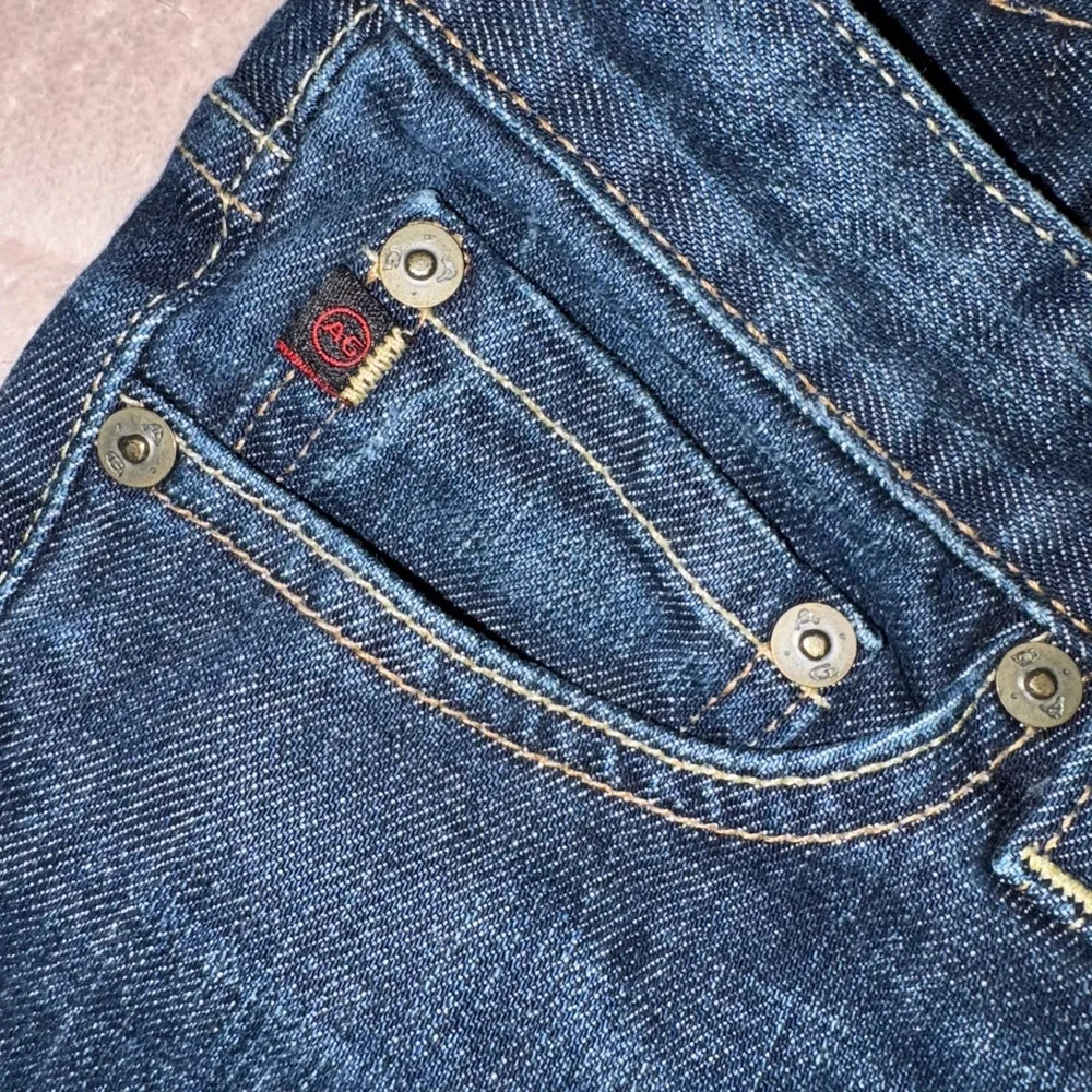 AG Adriano Goldschmied Womens Jeans The Athena Capri Low Rise Stretch Blue 30R - Picture 6 of 7